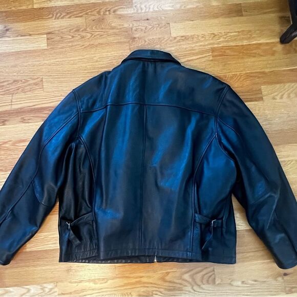 Vintage Wilson M Julian Men's Leather Jacket with Zip in Liner  Black Size 1X - Picture 2 of 15